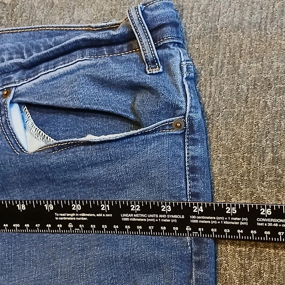 Goodfellow & Co Mens Athletic Fit Jeans Blue TruTemp 365 44W x 34L Medium Wash